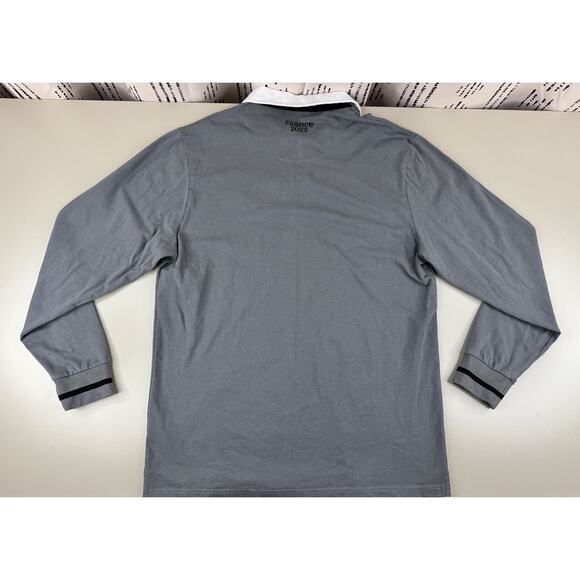 Rugby World Cup France 2023 Polo Shirt Mens XXL Grey Cotton Jersey Preppy Bloke - Picture 12 of 16